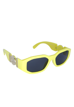 Óculos de Sol Grungetteria Chain Amarelo - comprar online