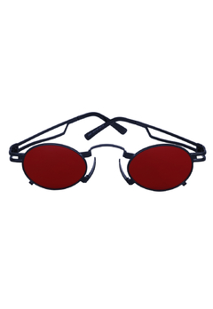 Óculos de Sol Grungetteria Trinity Vermelho