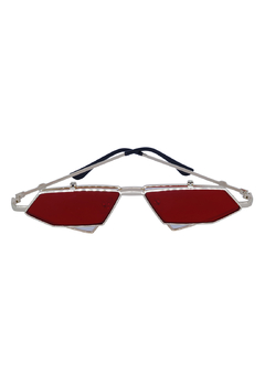 Óculos de Sol Grungetteria Prisma Vermelho
