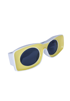 Óculos de Sol Grungetteria 3D Amarelo na internet