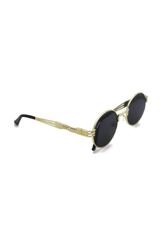 Óculos de Sol Grungetteria Creepy Dourado na internet