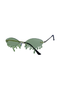Óculos de Sol Grungetteria Minion's Tears Verde na internet