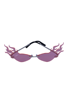 Óculos de Sol Grungetteria Fogo Nozoio Rosa - comprar online