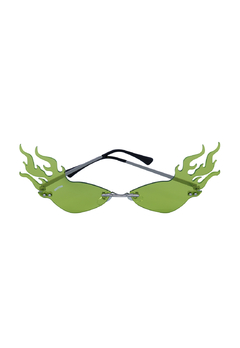 Óculos de Sol Grungetteria Fogo Nozoio Verde - comprar online