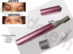 Aparador De Pelo navalha Elétrica, Caneta Sobrancelha Buço depilador rosa. - comprar online