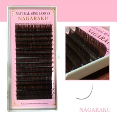 Cílios Nagaraku Volume Russo, 00.7 D marron caixa Individuais, Fios 9,10,11,12,13,14,15, e 16mm. - deisealinecosmeticosebeleza.com