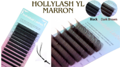 Cílios y l marron hollylash ly MIX 0.07d, yl fox brazilian baby holly lash