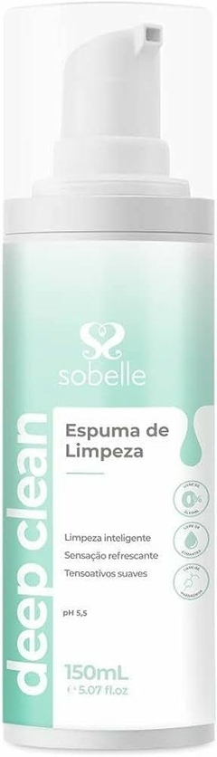 ESPUMA DE LIMPEZA PARA EXTENSÃO DE CÍLIOS SOBELLE DEEP CLEAN 150ML - comprar online