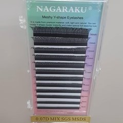 Cílios Y Nagaraku Volume Brasileiro Mix 8 Ao 14mm D. - comprar online