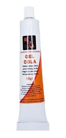 gel em cola Para Mega Hair 30g tubo transparente. na internet