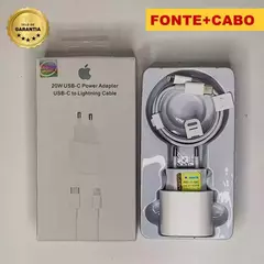 Carregador para iPhone Fonte+Cabo 20W Turbo Lightning Tipo C Kit ifone - comprar online