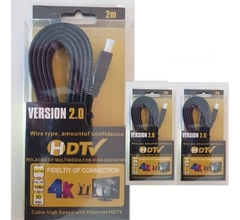 Cabo Hdmi 2.0 4k 3d FULL HD 2 METROS reforçado.