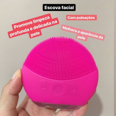 Esponja Facial Massageadora Elétrica Com Cabo Usb FOREVER - deisealinecosmeticosebeleza.com