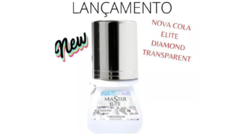 Cola Master Elite Diamond 3ml Hipoalergênica transparente para cilios. - loja online