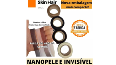 Micropele poliester com 10 metros Para Confecção De Mega Hair Fita Adesiva etc... - comprar online