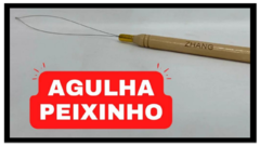 AGULHA PARA MEGA HAIR PEIXINHO Ponto americano e microlink para cabelo.