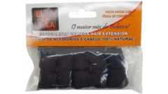 Nano Extension nano pele para cabelo mega hair fita adesiva 10 rolos preto.