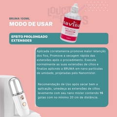 Bruma finalizador anti residuos para maior retenção dos Cílios 100ml -NAVINA - comprar online