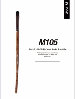 Pincel para Sombra Profissional Macrilan Linha Madeira – M105, maquiagem. - comprar online