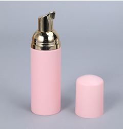 frasco Pump espumador, Higienizacao de cilios 60ml gold white pink. - comprar online