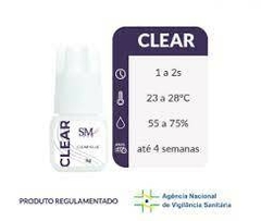 cola clear sm lash transparente 3g para cilios.