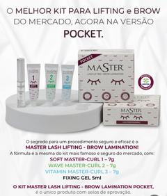 Kit Lash Lifting Master pocket e Brow Lamination Premium vermonth.