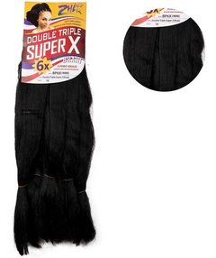 Cabelo Super X 6x Jumbão Tranças Box braids 126cm e 400g, cor #1b - comprar online