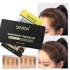 Maquiagem Capilar pincel estojo po sevich ,cobrir falhas retoque do cabelo branco e barba Sombra capilar Impermeável,Cobertura Da Raiz, Corretivo, - deisealinecosmeticosebeleza.com