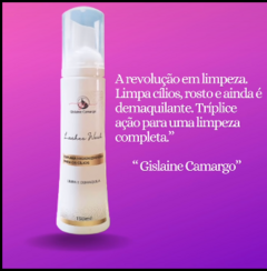 espuma shampoo para cilios gislaine camargo 3 em 1 com 150ml. - loja online