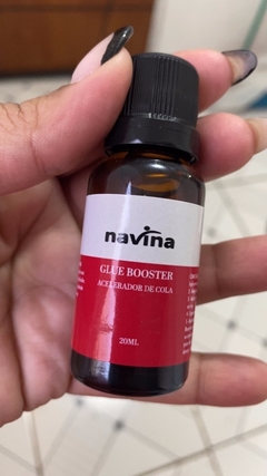 Acelerador de Cola para cilios 20ml navina - Glue Booster acelerador de secagem de adesivo e colas.