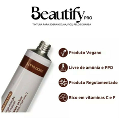 Tintura beautify chocolate para Cílios Sobrancelhas 20ml brow lamination na internet