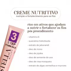 step 3 vitamin balm stella milano lash lifiting brow lamination 15g passo 3. na internet