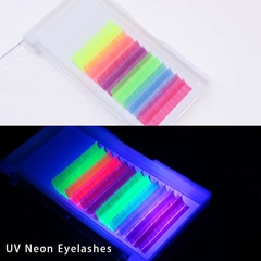 cilios NEON colorido uv varias medidas 0.07d, elelash. - comprar online