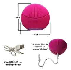 Esponja Facial Massageadora Elétrica Com Cabo Usb FOREVER - loja online