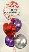 Bouquets de globos personalizados con helio.