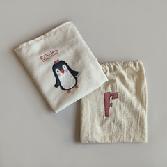 Manta swaddle Pingüina - comprar online