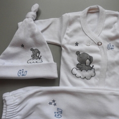 Ajuar "Hello Baby" Elefante Nube - comprar online