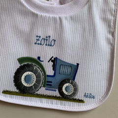 Babero con protección tractor - comprar online