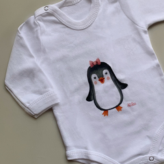 Body Manga Larga "Pingüina Amiga" - comprar online