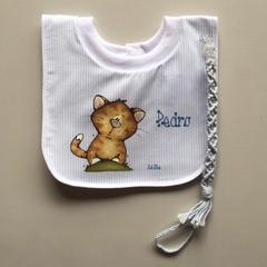 Babero con protección gatito - comprar online