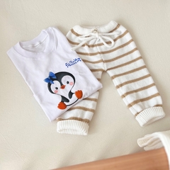 Remera Manga Larga Pingüina Amiga - comprar online