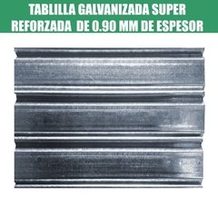 TABLILLA GALVANIZADA DE 0.90MM DE ESPESOR CIEGA