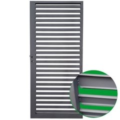 Puerta de chapa plegada en tablillas de 5 cm De 0.90 x 2.05m. - comprar online