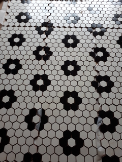 Ceramica Hexagono 34mm Diseño A Pedido Combinado - Mosaico BA