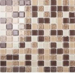 Malla Vidrio Acuarela Cascada Venecita 2,2x2,2cm Colores - Mosaico BA