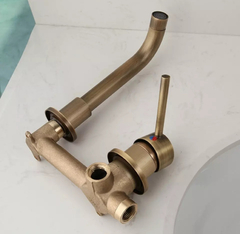 Grifería De Baño Valemma Glomma 8867f-2 Color Bronce - tienda online