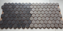 Malla Revestimiento Ceramica hexagono 34mm gris claro - tienda online