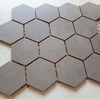 Venecita Malla Hexagonal Ceramica Hexagono 70mm Gris Claro