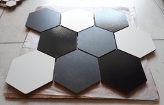 Hexágono Cerámico 110mm 32,5x39,5cm Mix Gris Negro Blanco (A PEDIDO 10 DIAS ESTIMADOS) - comprar online