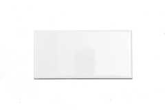 Azulejo Ceramica Española Subway 10x20cm LISO BLANCO BRILLANTE - comprar online